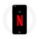 Huawei P8 Lite 2017 Netflixi logo &uuml;mbris punasel mustal taustal