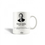 Mug en C&eacute;ramique Steve Jobs Entrepreneur 1955 2011