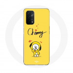 Coque pour Oppo A54 5G BTS Bangtan Gar&ccedil;ons BT21 Chimmy Jimin Fond Jaune