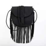 Faux Suede Nahast Hippie Gypsy Boho kott Naiste k&auml;ekotid Kott Vintage Fringe Tutt Bohemian Bag Naiste &Otilde;lakottid