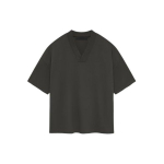 Fear of God Essentials V-kaelusega T-s&auml;rk Ink Meeste Topid Must 125SP244210F S