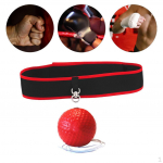 boxing ball, Reflex Ball with Headband, Equipment for Reaction Agility Punching Hand Black Ball