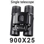 900x25 HD v&otilde;imas binokkel 9000M pikamaa kokkupandav miniteleskoop BAK4 FMC optika jahispordiks v&auml;lik&auml;mpinguks reisimiseks
