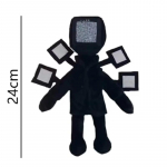 Skibidi WC Palus m&auml;nguasjad K&otilde;larman Plush Camara Kaamera Mees Palus Uus Skibidi Nuku t&auml;idisega M&auml;nguasi Skibidi T&auml;idisega Pehme M&auml;nguasi merevaigukollane