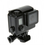 GoPro Blackout veekindla korpuse &uuml;mbrisele GoPro Hero 4 3+ veealuse korpusega 35M veealuse sukeldumis&uuml;mbrisele Go pro tarvikud must