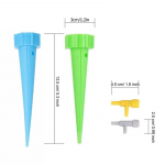 10 tk Isekastmiskomplektid Automaatne tilkniisutuss&uuml;steemi komplektid Taimede kastmise naastusseade Kasvuhoone reguleeritav juhtveetilguti sinine