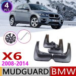 Eesmised ja tagumised poritiivad BMW X6 E71 2008~2014 jaoks Poritiiva kaitseklapid Pritsmekaitseklapid Poritiivad Tarvikud 2009 2010 2011 2012 2013