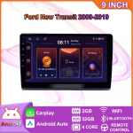 Android Ford New Transit 2009-2019 jaoks Auto Carplay Multimeediam&auml;ngija DSP IPS Video WIFI Bluetooth GPS Navigatsioon 4+64GB 2+32GB