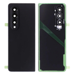 Samsung Galaxy Z Fold 4 F936 tagaklaasi kate, tagumine korpus, akukaas koos kaameraklaasi ja liimidega valge