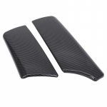 Keskmise k&auml;etoe karbi kattepaneeli trimm BMW 5. seeria F11 F10 2011 - 2017 s&uuml;sinikkiust ABS konsooli k&auml;etoe hoiukarbi kaane kate Carbon Fiber ABS
