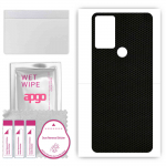 apgo Protective Skin Sticker for the back compatible with Alcatel 1V 2021, Wrap Film, Foil, Vinyl - Pattern Matrix