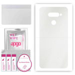 apgo Protective Skin Sticker for the back compatible with LG K50S, Wrap Film, Foil, Vinyl - Pattern Matte Transparent