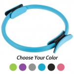 38 cm/15 tolli jooga fitness Pilates Circle naiste t&uuml;drukute ringi jooga v&otilde;lur&otilde;ngas sobib kodus j&otilde;usaaliks, harjutuseks, spordiks, kehakaalu langetamiseks, keha vastupidavus 1tk sinine