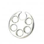 Naiste minis&otilde;rme k&uuml;&uuml;nekunsti palett Footprint Free Hand Manicure Open Ring 1