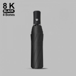 12K Double Bones vihmavari meestele, naistele, tuulekindlus &auml;ri, suur vihma p&auml;ikesevari, kokkupandav vihmavari reisimiseks Essentials auto meestele