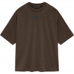 Fear of God Essentials L&uuml;hikeste varrukatega T-s&auml;rk Heather Wood Meeste Topid Pruun 125SU244192F M
