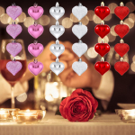 24 tk Valentine Decorations S&uuml;dame kaunistused S&otilde;brap&auml;eva kingitused