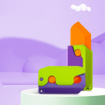 3D redise liblika nuga