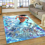 Anime 3D D-Dragon-Ball Jaapani multifilmi vaibavaip elutoa magamistoa sisekujunduseks, libisemiskindel p&otilde;randamatt diivani uksemati jaoks 100cmx120cm