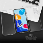 360&deg; t&auml;iskaanega silikoonist telefoni&uuml;mbris iPhone'ile Samsung Huawei Honor Xiaomi Redmi OPPO OnePlus Anti Drop Clear Hybrid PC Hard Coque iPhone 6 puhas