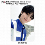 Stray Kids 5-t&auml;rni POB-fotokaart Applemusic Everline MMT Yes24 JYP Withmuu BDM MS I.N - Withmuu
