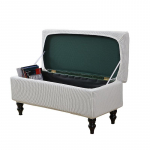 Stretch Shaker Velvet Storage Taburetti kate Klapp Jalatoe kate Diivani jalatoe kate Pilu Tooli jalatoe kate S valge