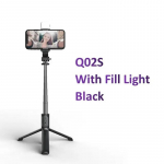 Telefoni selfie stick statiiv 1045 mm juhtmevaba Bluetoothi ​​LED-t&auml;itevalgustusega kaugp&auml;&auml;stikuga Android IOS-i mobiiltelefonile