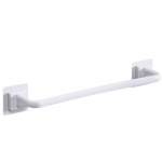 Kasulik WC riidepuu hoidik seinakinnitus riidehoidja k&auml;ter&auml;tikuivati ​​hoiustamisriiul Vannitoa baar 24.5cm valge