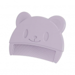 Cartoon Bear Baby Comb kaasaskantav peente hammastega turvah&auml;lli m&uuml;tsi eemaldamine ergonoomiline toidukvaliteediga plastist imikute vasts&uuml;ndinud poiste t&uuml;drukute peanahahari sinine