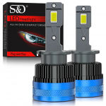 2tk 50000Lm D3S LED esitule pirnid D1S D2S D4S D8S D1R D2R D3R D4R D8R turbo LED CSP tuled BMW Benz Volvo lampi Canbus 100W esilatern D2S/D2R