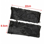 Paar gooti k&auml;esoojendaja s&otilde;rmedeta kerjuspunk Halloweeni kindad Hole Cosplay 1pair