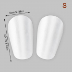 1paar minijalgpalli s&auml;&auml;repadja kulumiskindel p&otilde;rutusi neelav jalakaitse Kerge kaasaskantav jalgpalli treeningvarrelaud S valge