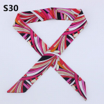 &Otilde;huke S&otilde;lmimiskoti K&auml;epide Siidsall V&auml;ike Lint Dekoratiivne Sall Koti Rihm Naiste Sall Lint 95*4cm