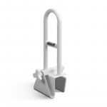 Reguleeritav vanni turvasiin du&scaron;i k&auml;epide, roostevaba teras, valge Modern valge