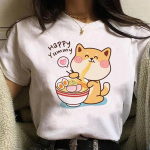 Shiba Inu t-s&auml;rk Unisex Jaapani top t-s&auml;rk harajuku anime koerte t-s&auml;rgid feUnisex suvised o-kaelusega l&uuml;hikeste varrukatega riided L