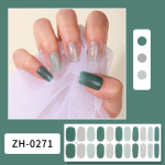 Poolk&otilde;vendatud geelk&uuml;&uuml;nte kleebised, UV/LED lamp, n&otilde;utav 22 geelk&uuml;&uuml;nelakiga m&auml;hised Moodsa disainiga geelk&uuml;&uuml;nte kleebised naistele ZH0263