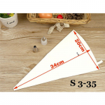 Praktiline puuvillane kaunistuskott Kreemikott V&auml;ike k&uuml;psiste kaunistuskott 35*20cm valge