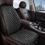 SEAMETAL Autoistmekatted Auto esiistme kate Universaalne nelja hooaja kaitsematid istmekatted front seat+backrest valge/must