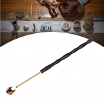 Censer Seal Tool Ebony Scoop Easy to Use Practical Solid Pure Copper Incense Sweep Trowel Lateral Compression