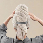 Kiiresti kuivav turban naistele, imav juuksem&uuml;ts, imav kuivav turban lokkis pikkadele paksudele juustele 60*100