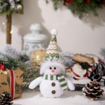 LED-valgustusega j&otilde;ululumememme nukukaunistused helendavad j&otilde;ulunuku j&otilde;ulumemme kaunistused tuledega &ouml;&ouml;seks magamistuppa One Size