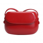 Naiste Crossbody kott sile kunstnahast veekindel &uuml;hev&auml;rviline reguleeritav &otilde;larihm Kerge kaasaskantav v&auml;ikese magnetiga suletav naiste k&auml;ekott punane