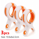 Suured rannar&auml;tikuklambrid Plastikust tugevad tuulekindlad riidepuud Teki riputusklamber Korduvkasutatav libisemisvastane fikseeritud kuivatusriidel&otilde;ng MIT oranž