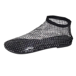 Mood Mood Naiste lamedad sandaalid kivist kalav&otilde;rksandaalid Lameda p&otilde;hjaga jalatsid Rooma lamedad peokingad Zapatillas Mujer 2024 35 must