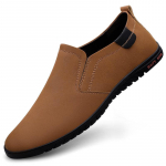 Moodsad ehtsast nahast meeste kingad Vabaaja Itaalia Loaferid &Auml;ri Luksusbr&auml;nd Formaalne Slip-on Meeste Paadikingad Pehme Tald S&otilde;idukingad 37 pruun