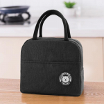 Kaasaskantav termiline Bento kott V&auml;rskelt s&auml;iliv termokott isoleeritud s&ouml;&ouml;gikarbikott Alumiiniumfooliumist T&ouml;&ouml;le kooli koos l&otilde;unakotiga j&auml;&auml;kotiga must