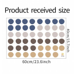 1 tk Ise-tehtud Segatud Morandi V&auml;rvi T&auml;pid Seinakleebised Kodu Dekoratsioon Skandinaavia Stiilis Vin&uuml;&uuml;l Kunst Kleebised Elutuba Laste Magamistuba Dekoratsioon 40X60CM