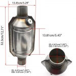 Universaalne katal&uuml;&uuml;smuundur, 400 elemendiga suure vooluhulga summuti &uuml;mmargune roostevabast terasest Euro 1 standardsed autotarvikud