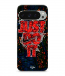 Coque - MANIACASE - Google Pixel 9 Pro XL - Silicone - Souple - Just do it Rouge