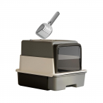 T&auml;ielikult suletud kassiliivaalus, kapuutsiga kassiliivakast, voodin&otilde;u, lemmikloomaliivakast, kaanega lemmikloomade liivakast reisimiseks